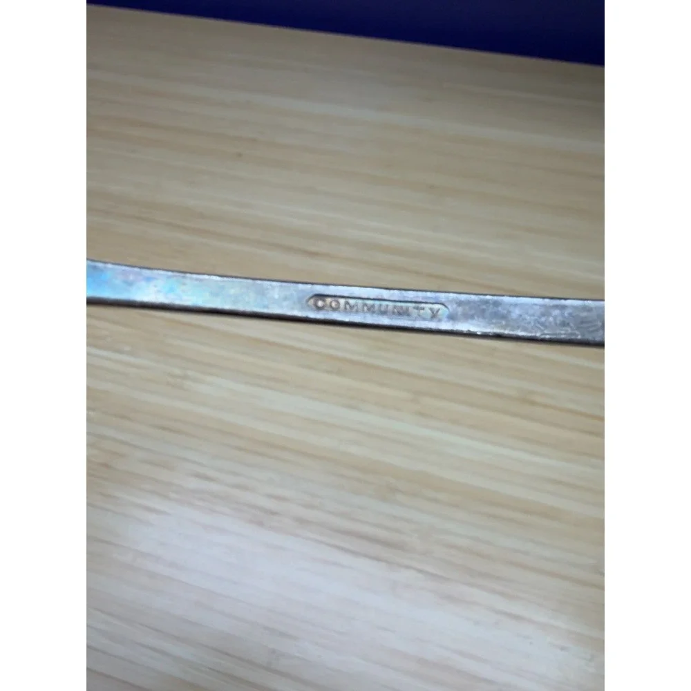 Vintage Community Silverplate Cocktail Pickle Fork 6